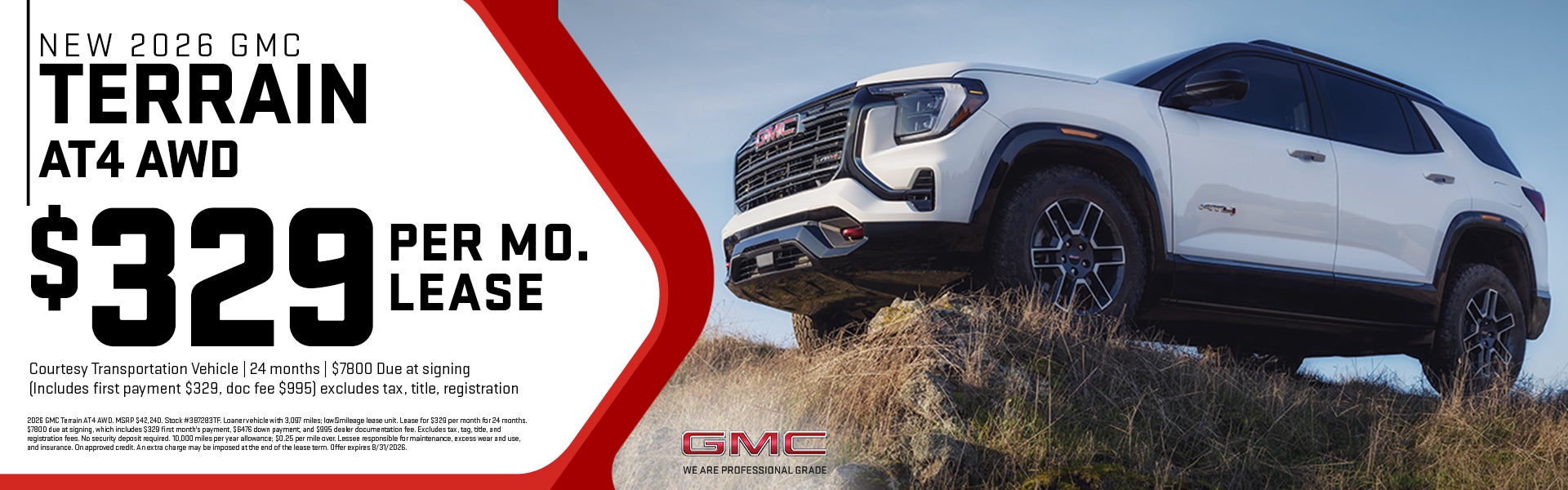 NEW 2026 GMC TERRAIN AT4 AWD