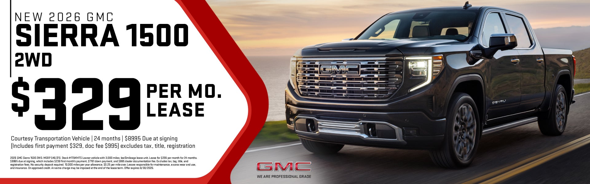 New 2026 GMC Sierra 1500 2WD