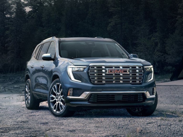 Front Three-Quarters View of the GMC Acadia SUV