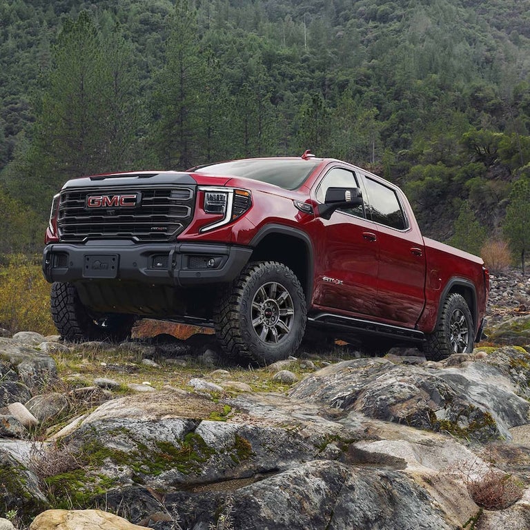 A Close-up Shot of the Elevation Logo on the Side of the 2024 GMC Sierra HD